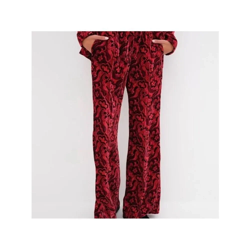 NWT For Love and Lemons Penny Velvet Pants